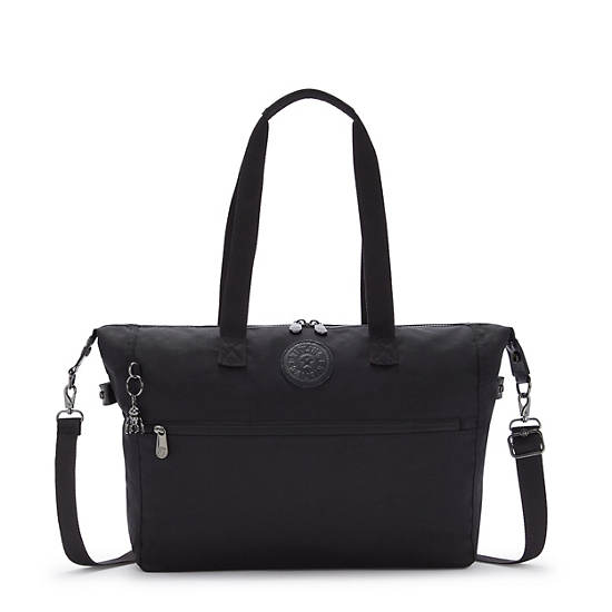 Kipling Ilia Tote Bag Laptop Çantası Siyah | TR 1915UZ